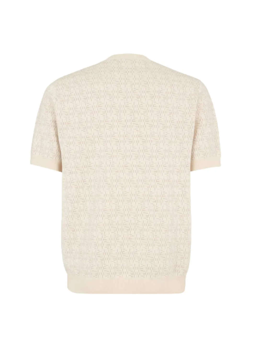 Strickpullover mit FF-Labyrinth - Beige