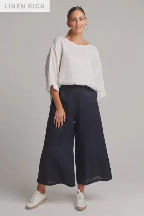 Studio Crop Pant / Navy