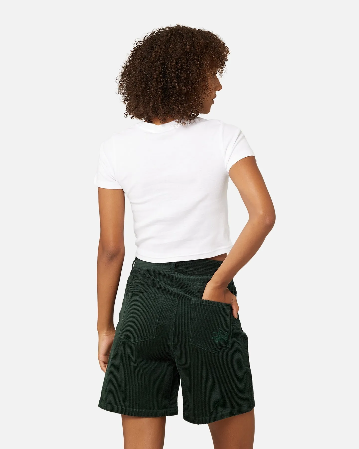 Stussy Women's Seal Rib T-Shirt White