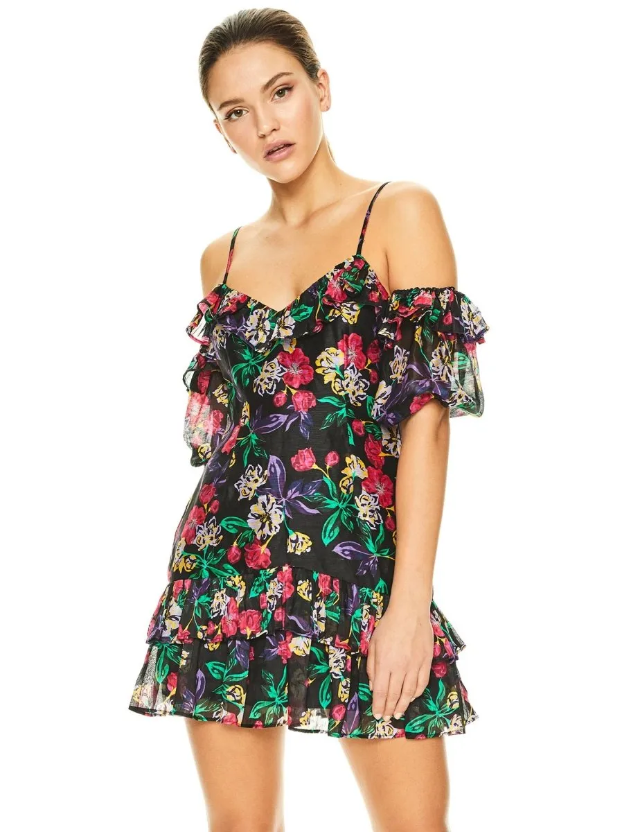 SUNDOWN SALSA MINI DRESS