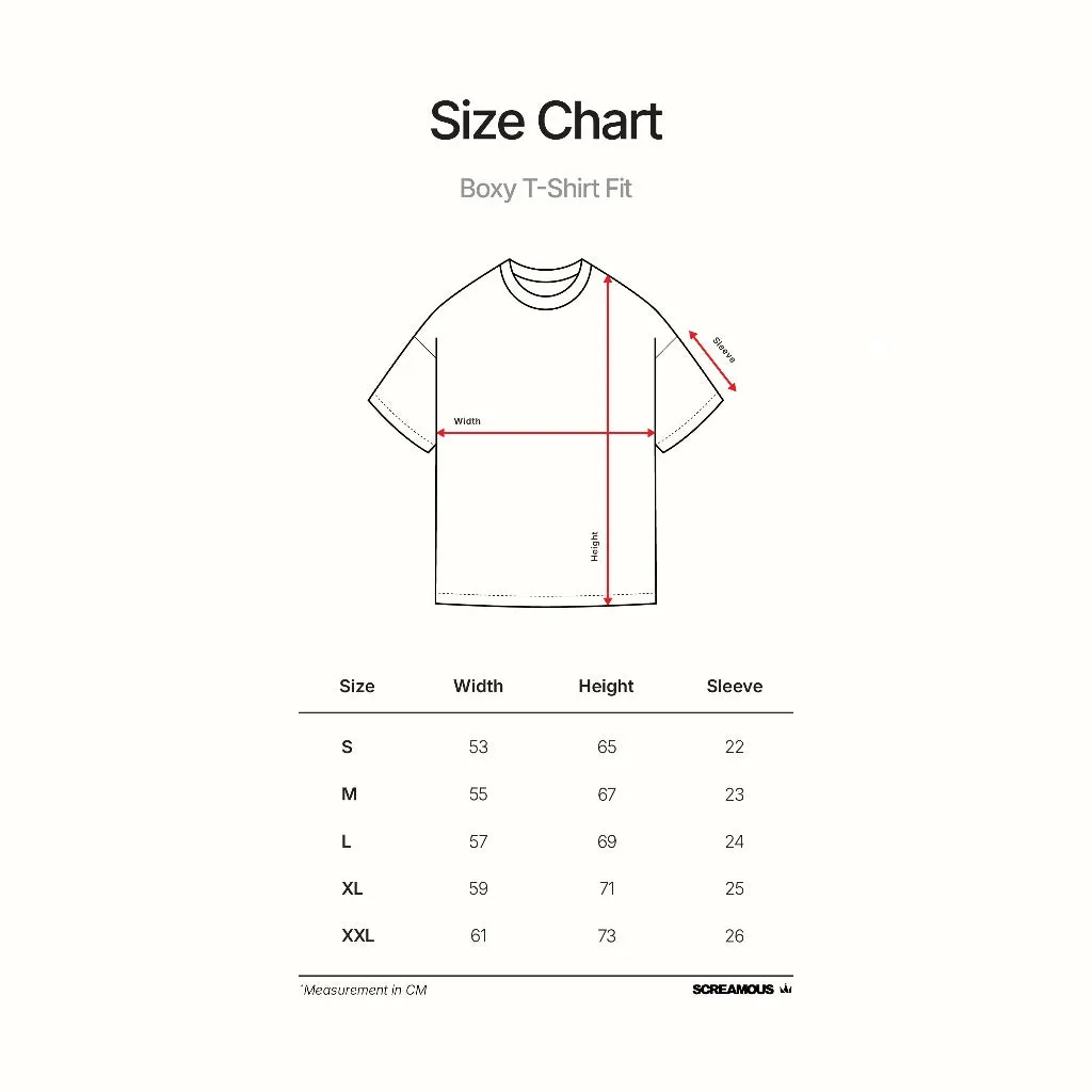 T-Shirt BOXY FIT 16s TYPEFORM and COLLECTIVE SHAPES PIET WHITE