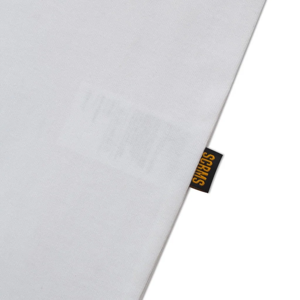 T-Shirt BOXY FIT 16s TYPEFORM and COLLECTIVE SHAPES PIET WHITE