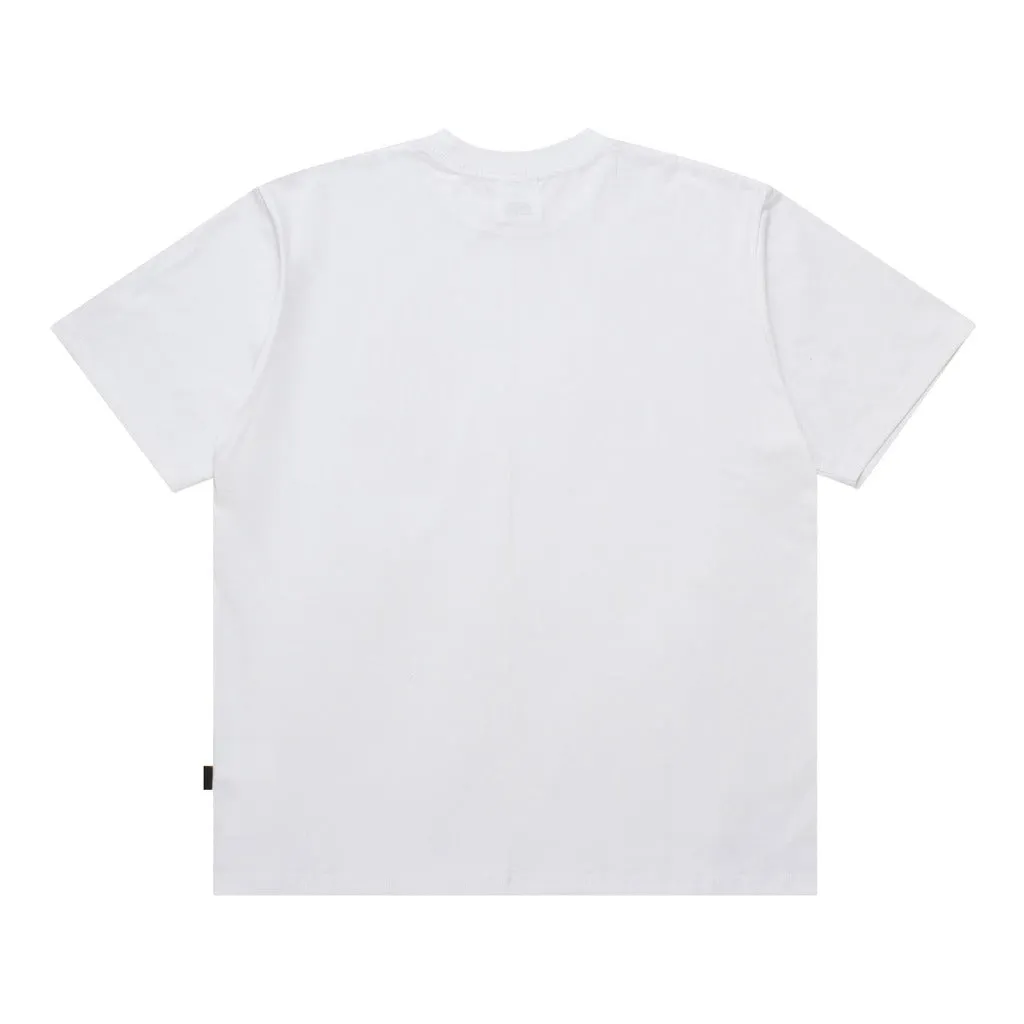 T-Shirt BOXY FIT 16s TYPEFORM and COLLECTIVE SHAPES PIET WHITE