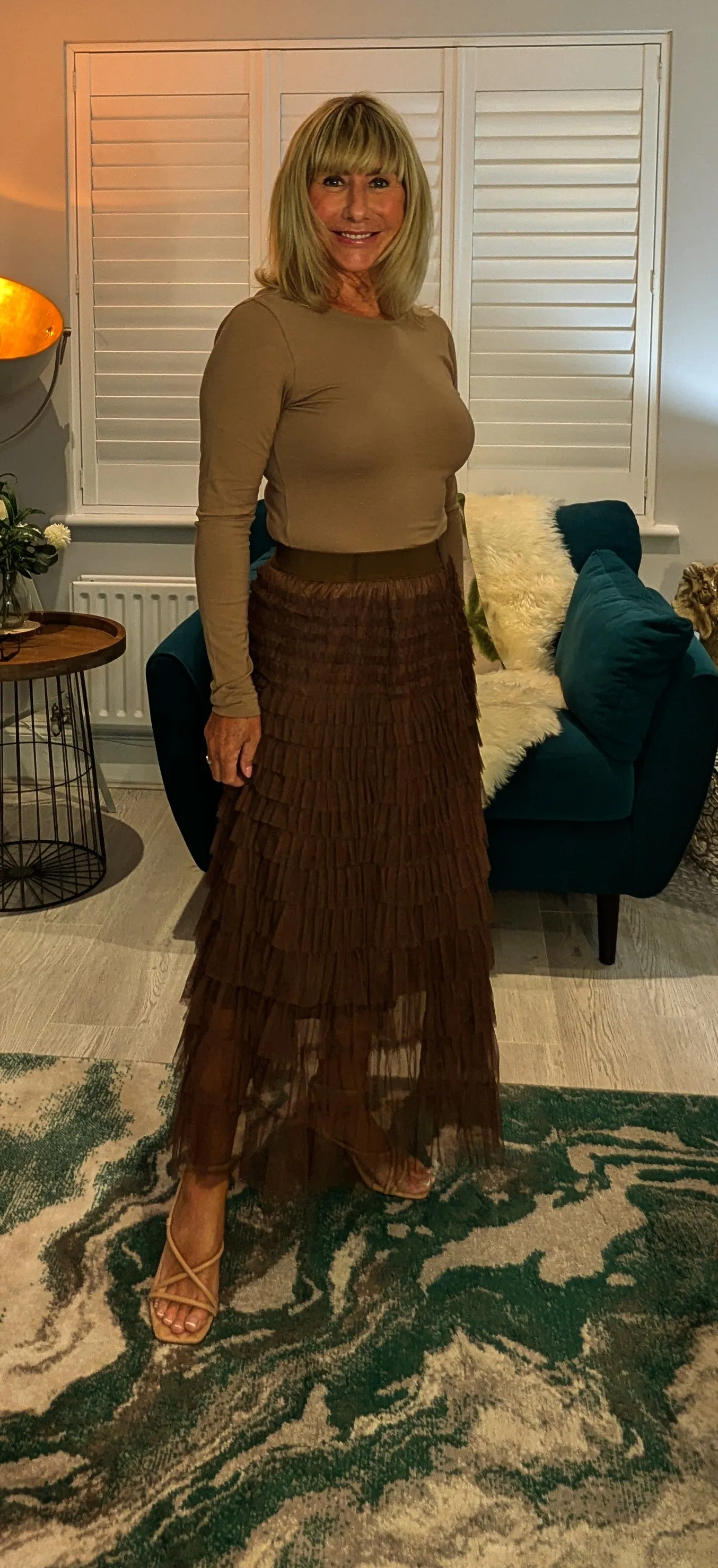 Tabitha Tulle Skirt  (Chestnut)