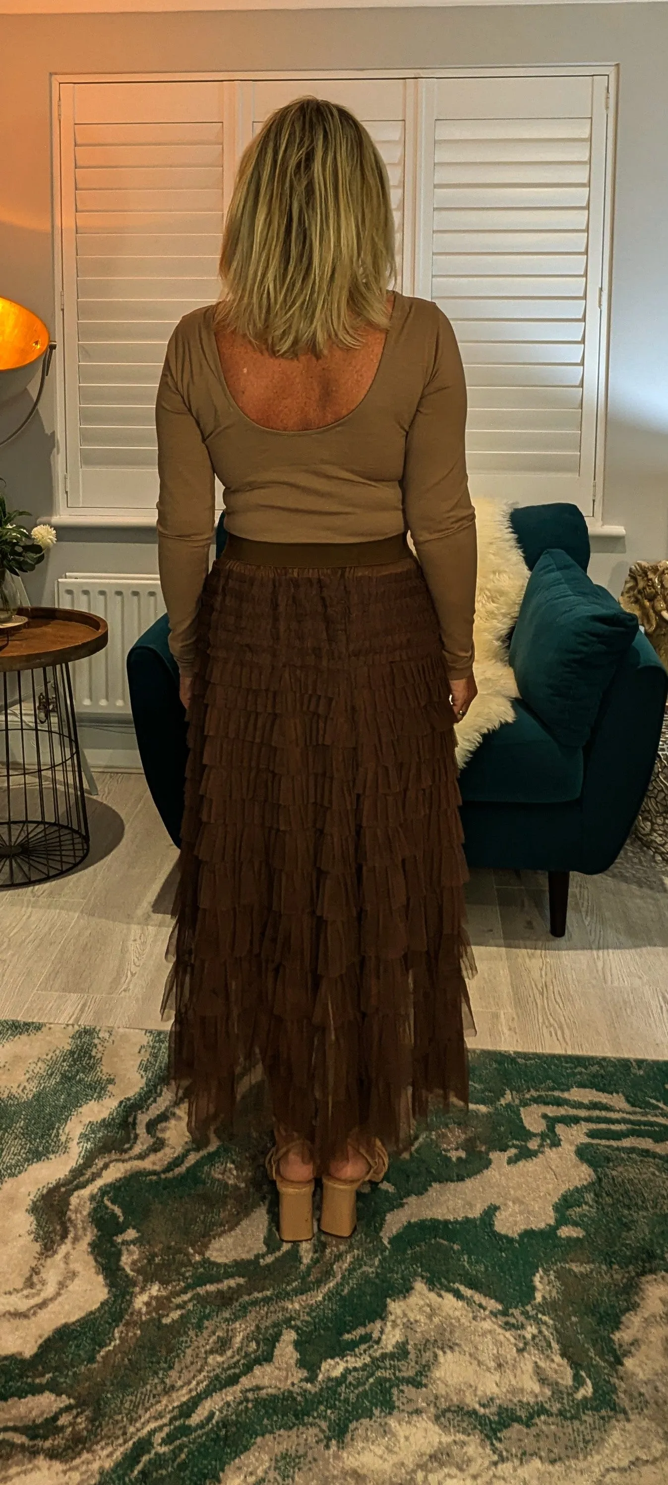 Tabitha Tulle Skirt  (Chestnut)