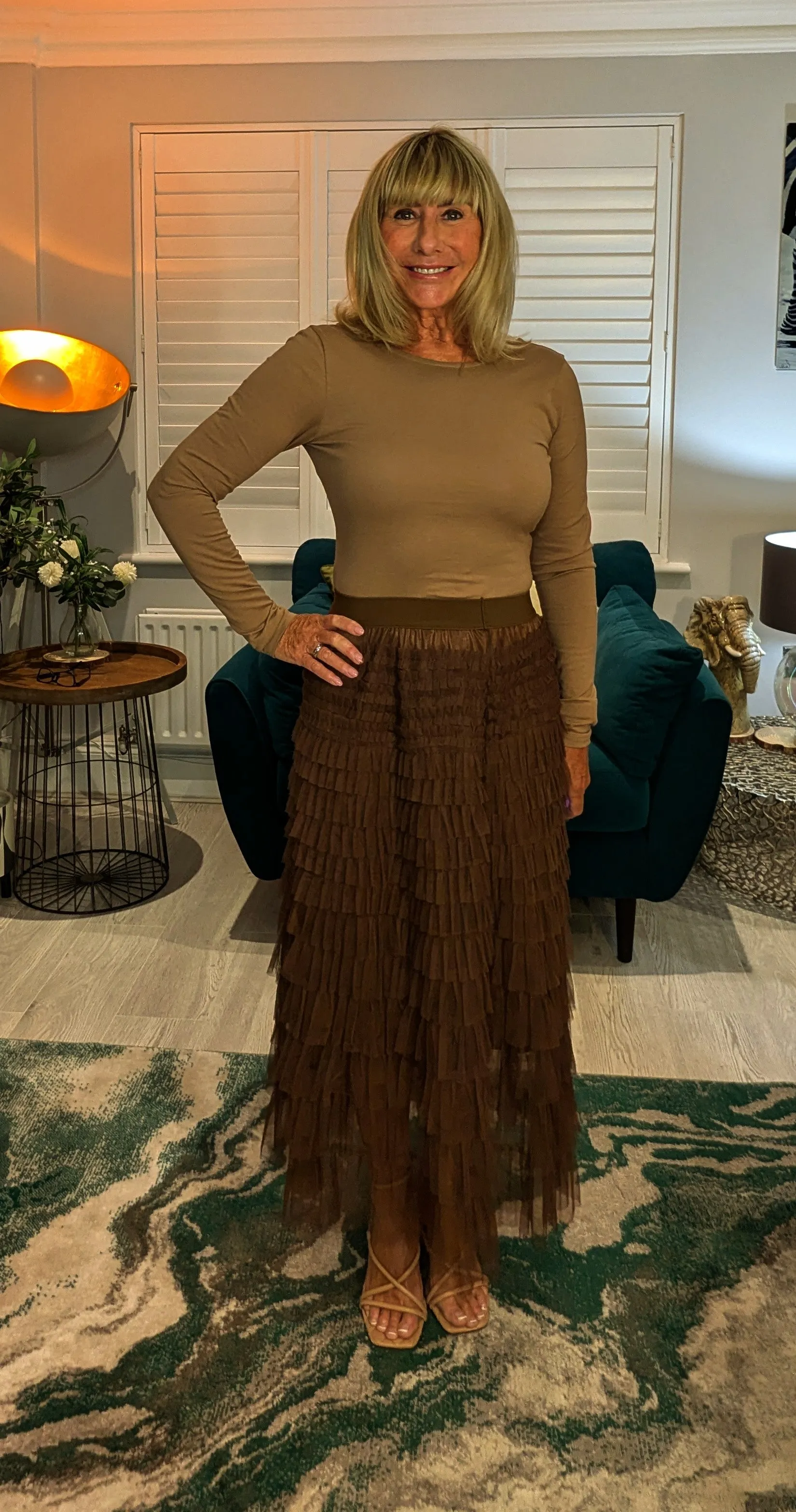 Tabitha Tulle Skirt  (Chestnut)