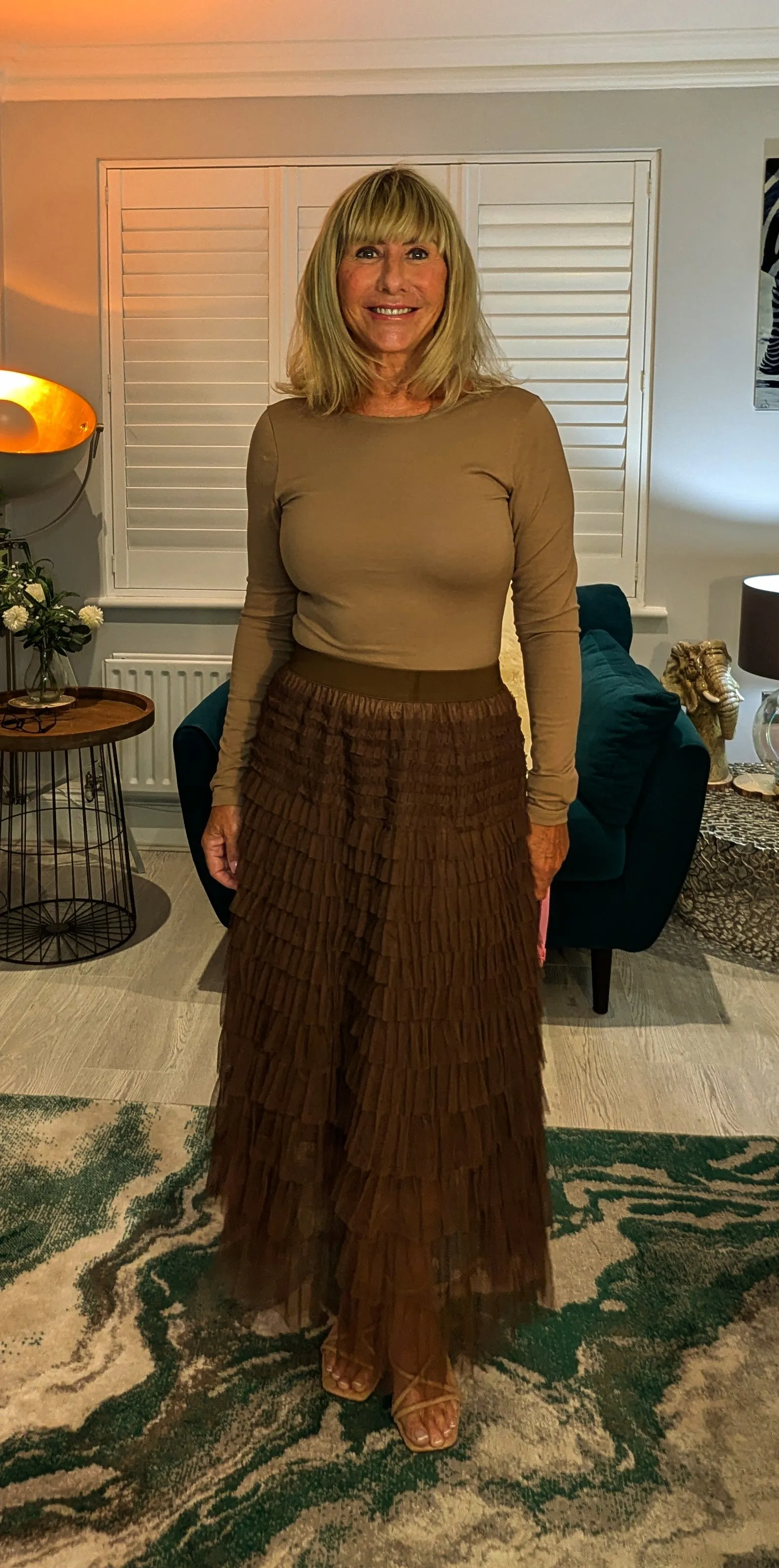 Tabitha Tulle Skirt  (Chestnut)