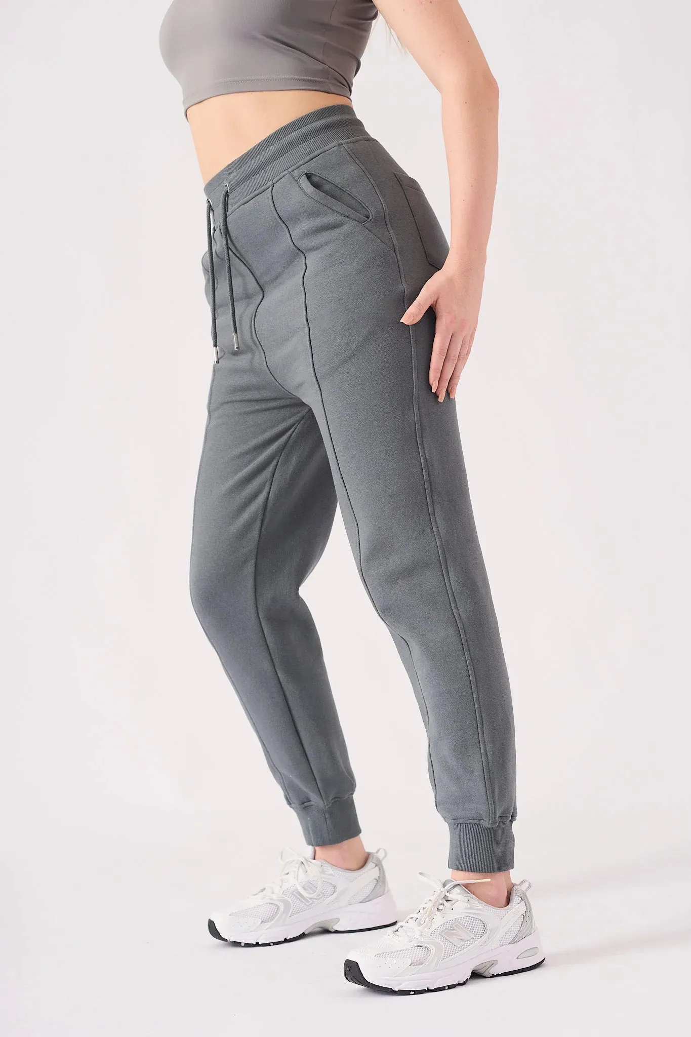 TAPERED JOGGERS - GREY