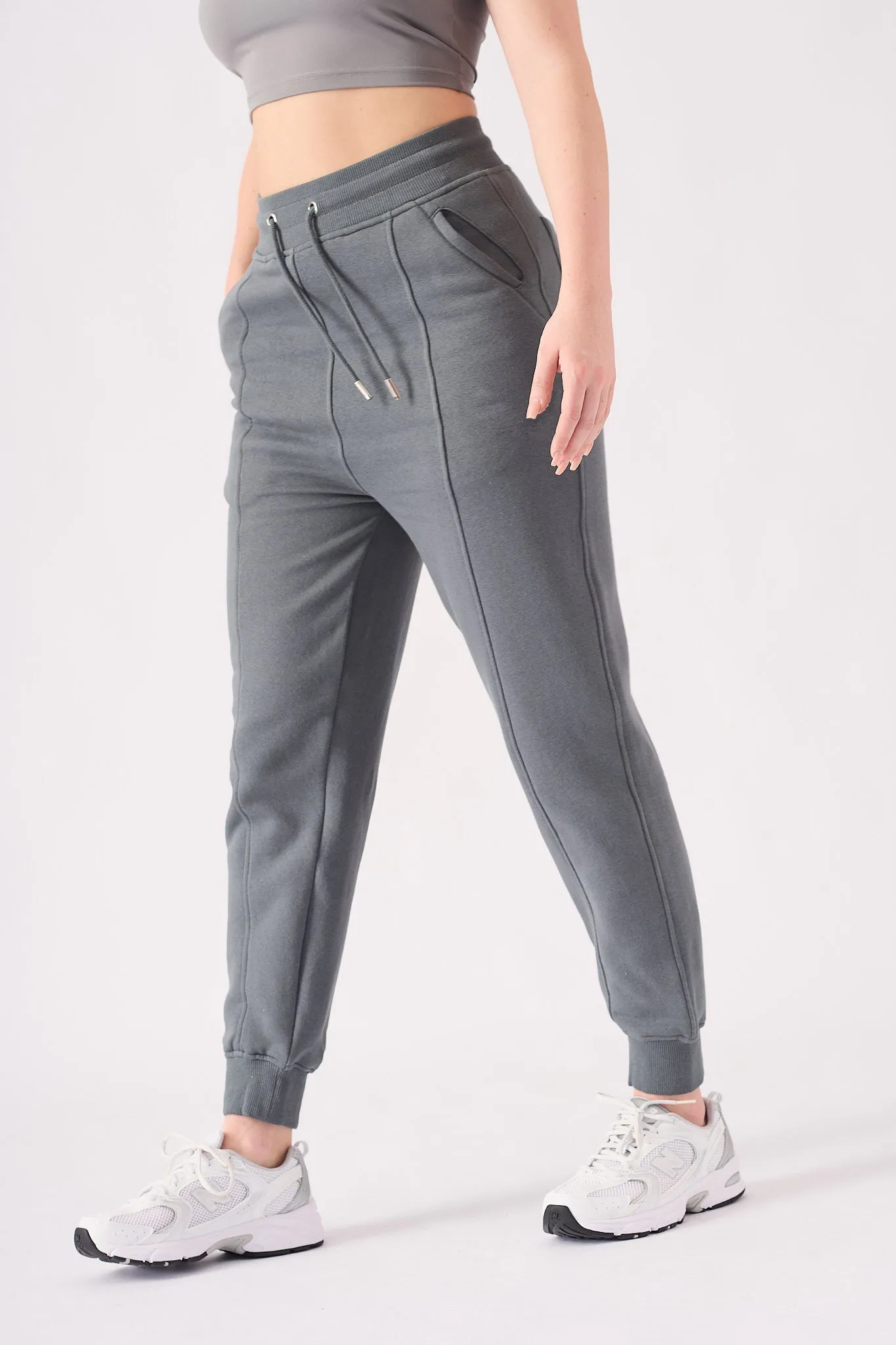 TAPERED JOGGERS - GREY