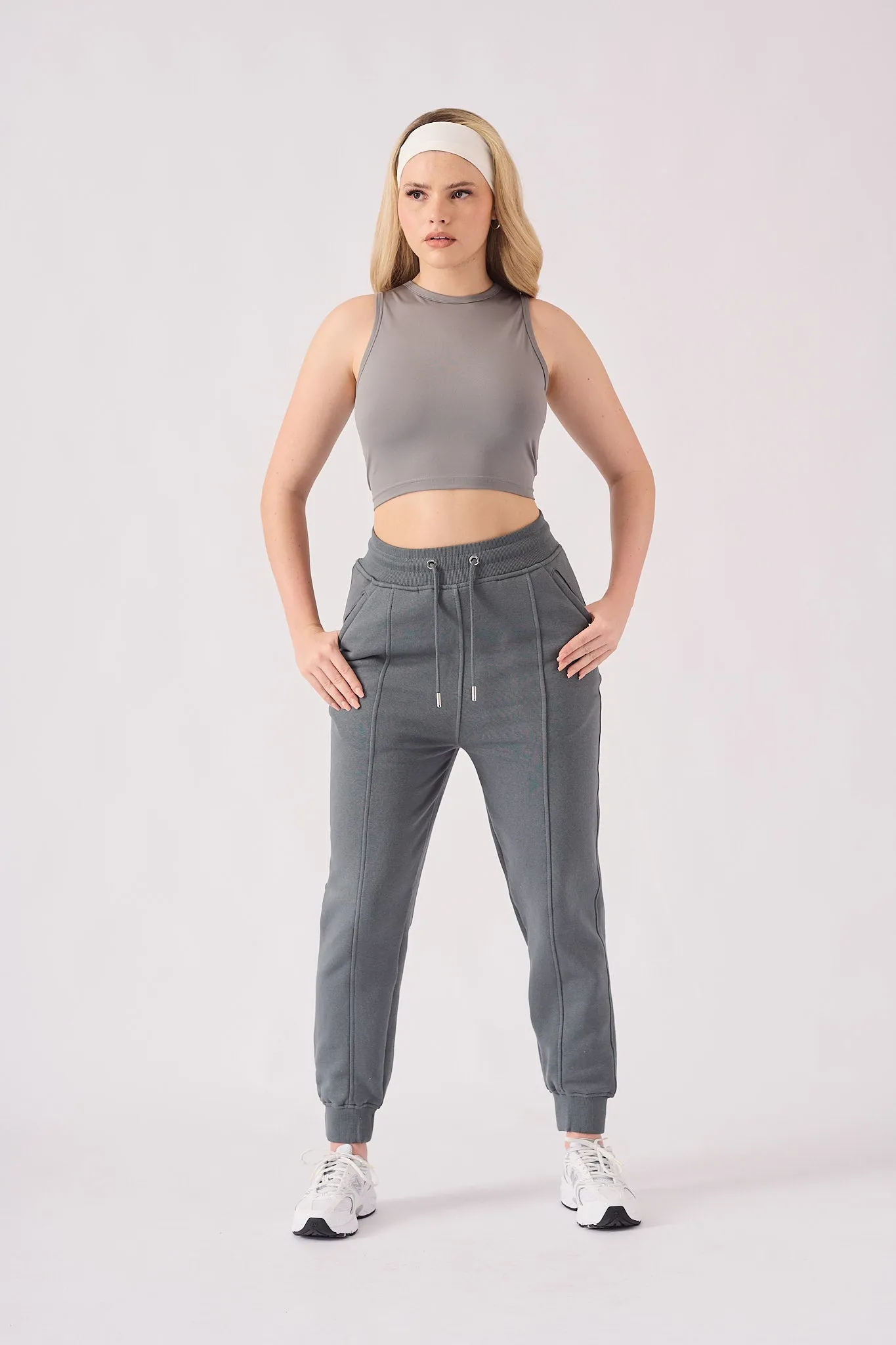 TAPERED JOGGERS - GREY