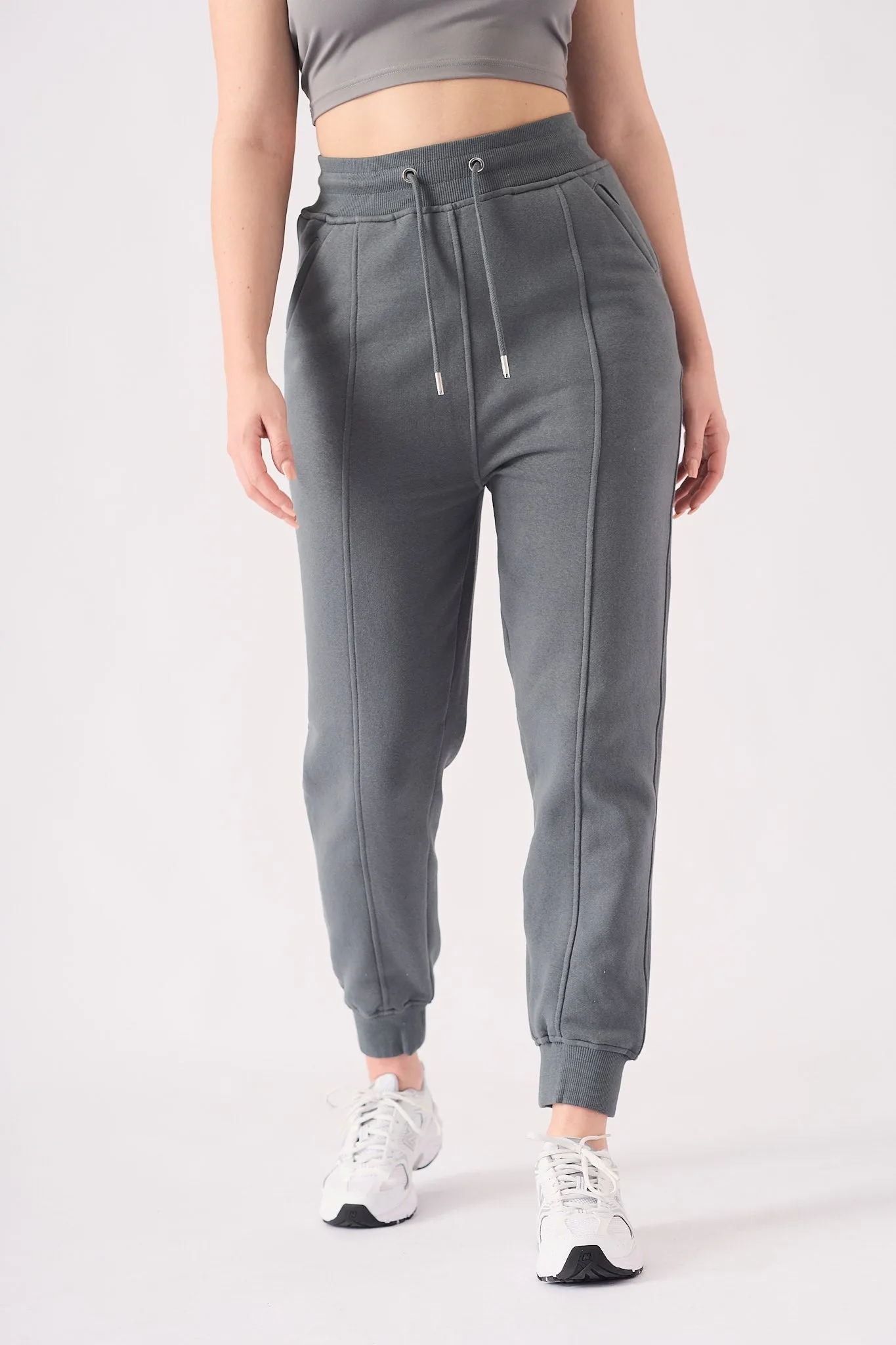 TAPERED JOGGERS - GREY