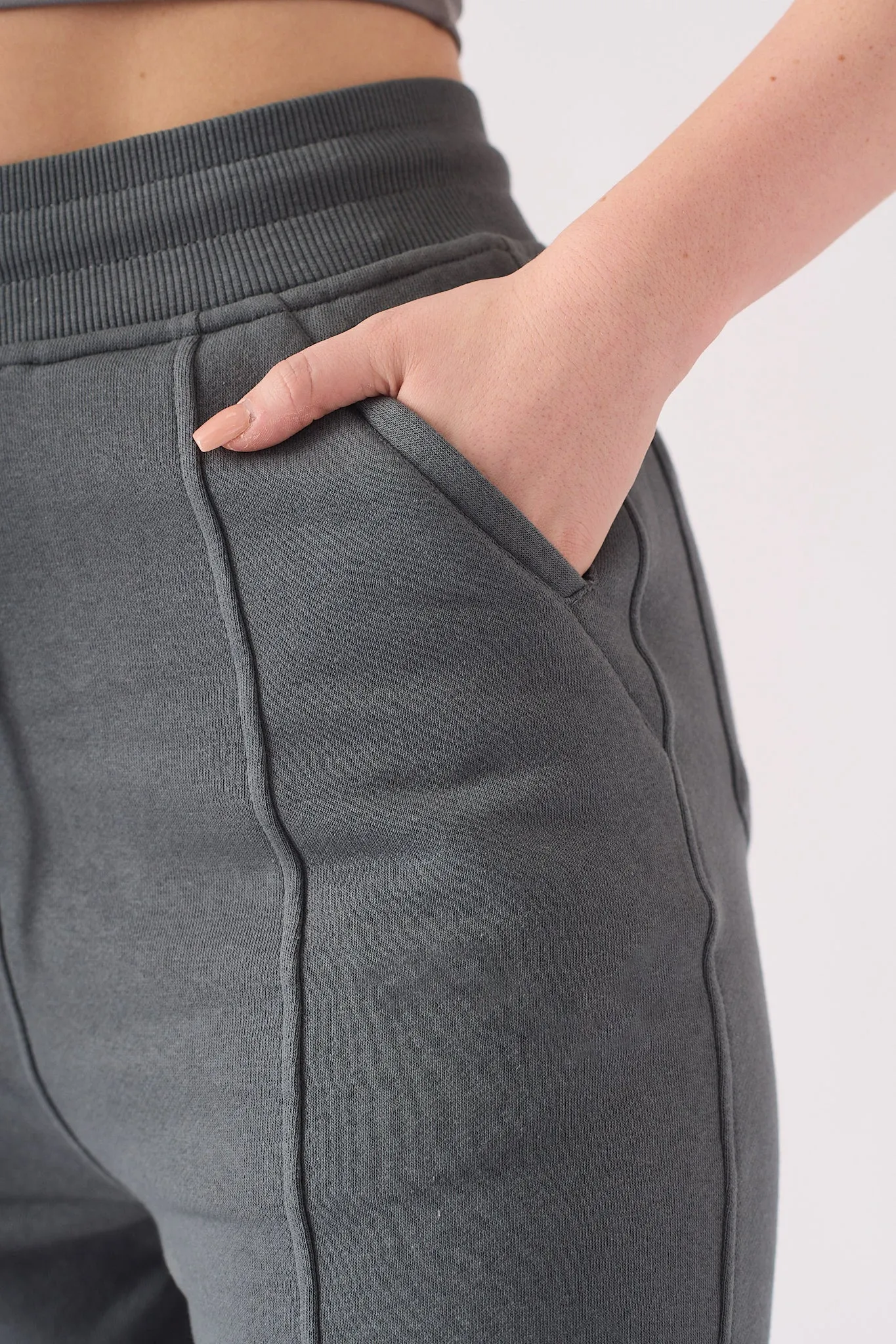 TAPERED JOGGERS - GREY