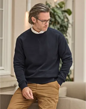 Tee Jays Men's Interlock Crewneck Sweatshirt | Heavyweight Cotton Blend | 3 Colours | S-3XL