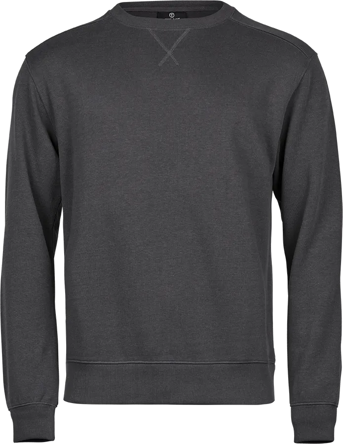 Tee Jays Men's Interlock Crewneck Sweatshirt | Heavyweight Cotton Blend | 3 Colours | S-3XL