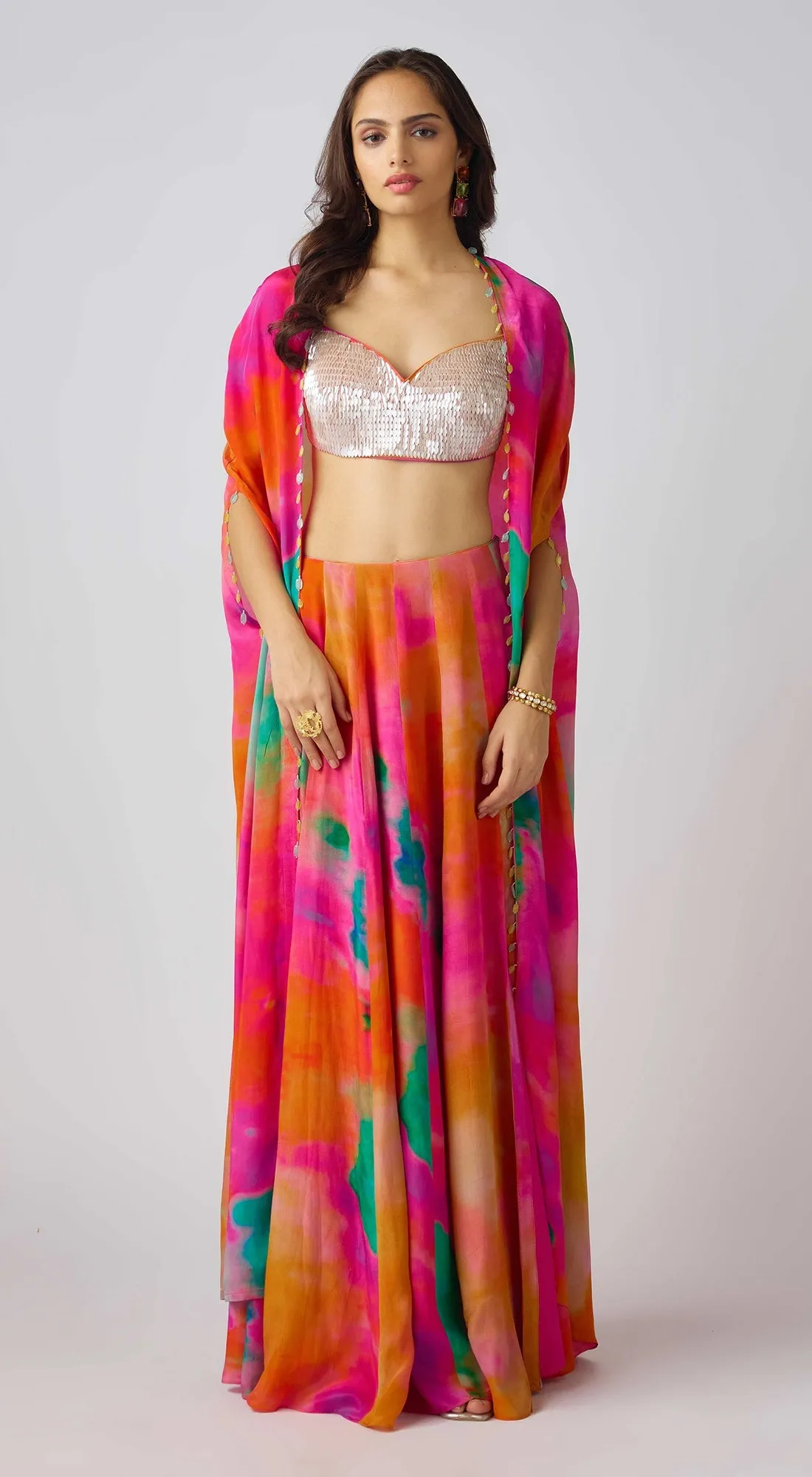 The Sundowner Glow Cape Set