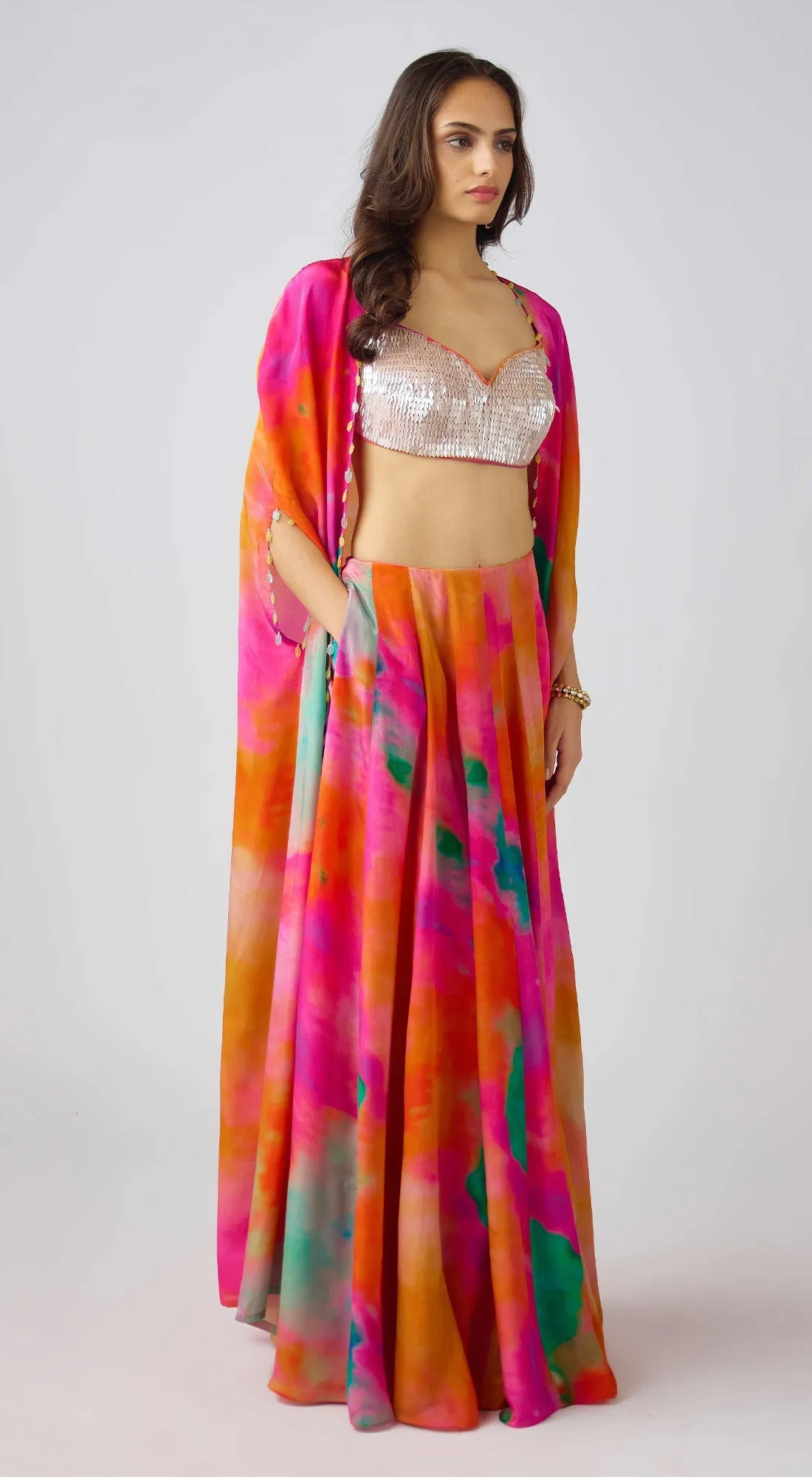 The Sundowner Glow Cape Set
