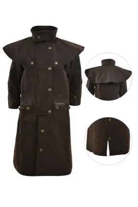 Thomas Cook Oilskin Coat Kids High Country Long