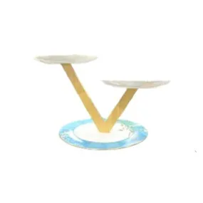 Three Double Layer Plate with Holder