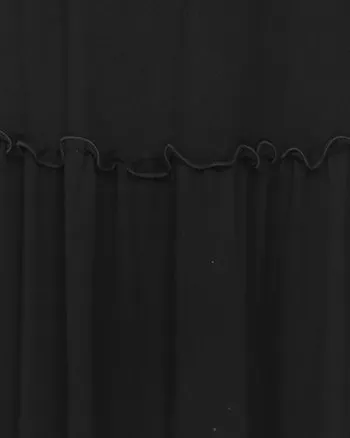 Tiered Maxi Skirt | Black