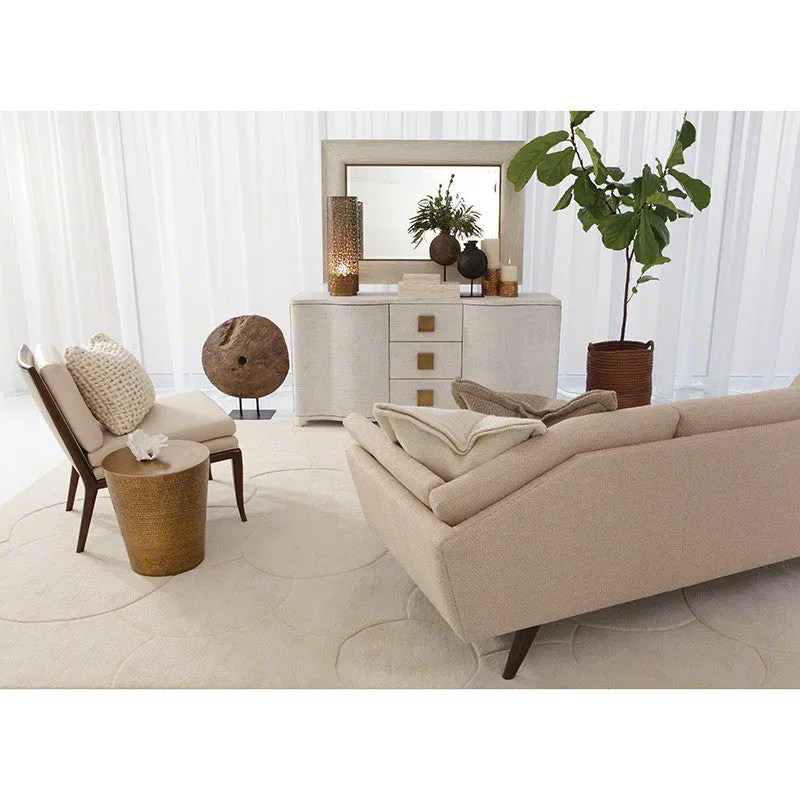 Toile 66"W Linen Credenza - Cream
