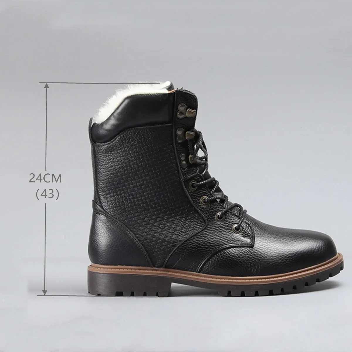 Top Layer Cowhide Upper Boots For Men