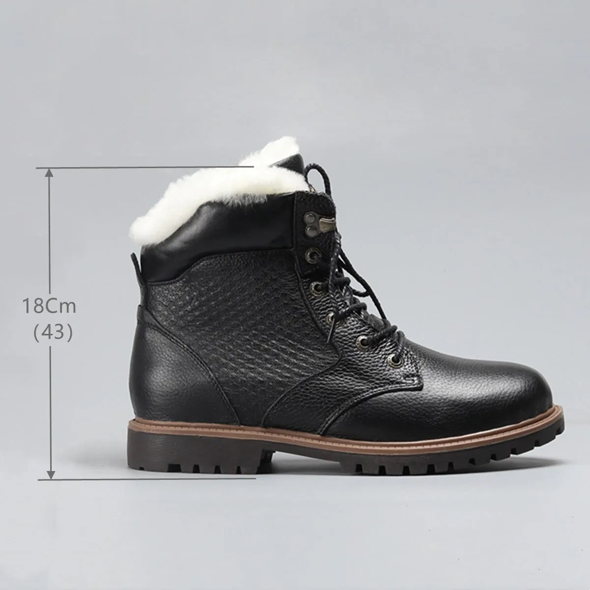 Top Layer Cowhide Upper Boots For Men