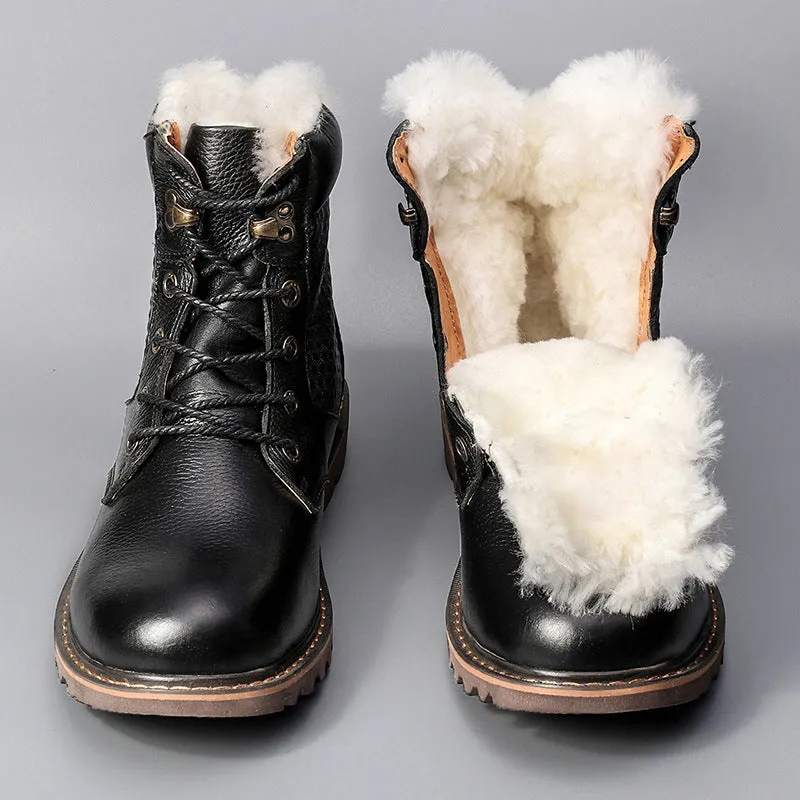 Top Layer Cowhide Upper Boots For Men