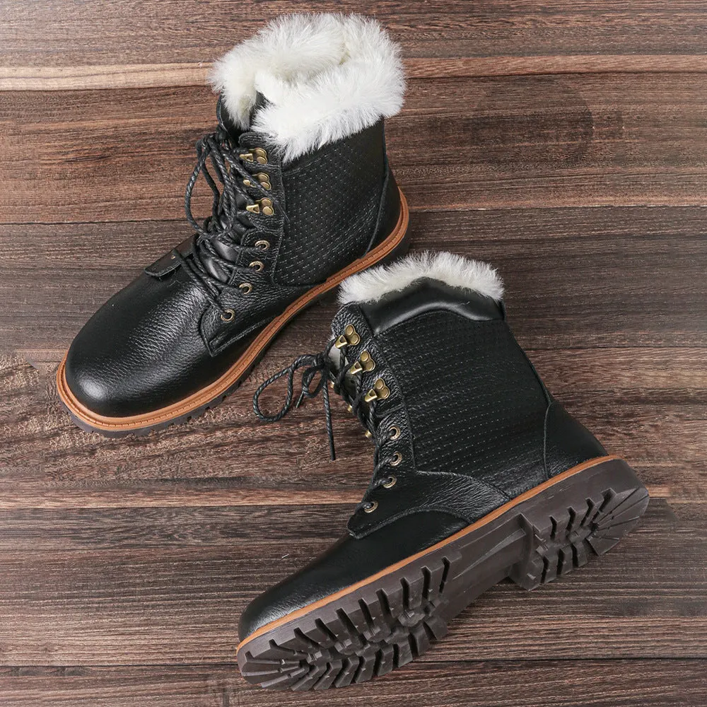 Top Layer Cowhide Upper Boots For Men