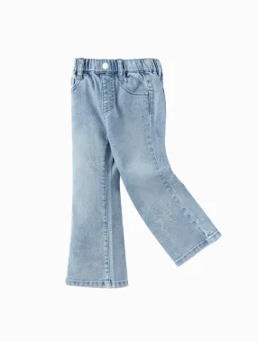 Trousers 2025 spring new Girl children's denim long pants