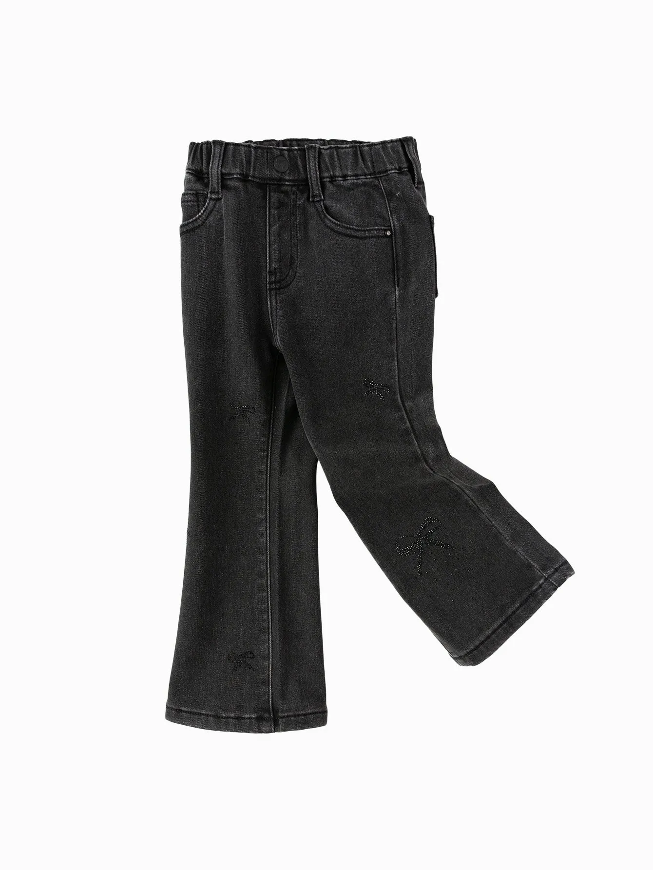 Trousers 2025 spring new Girl children's denim long pants