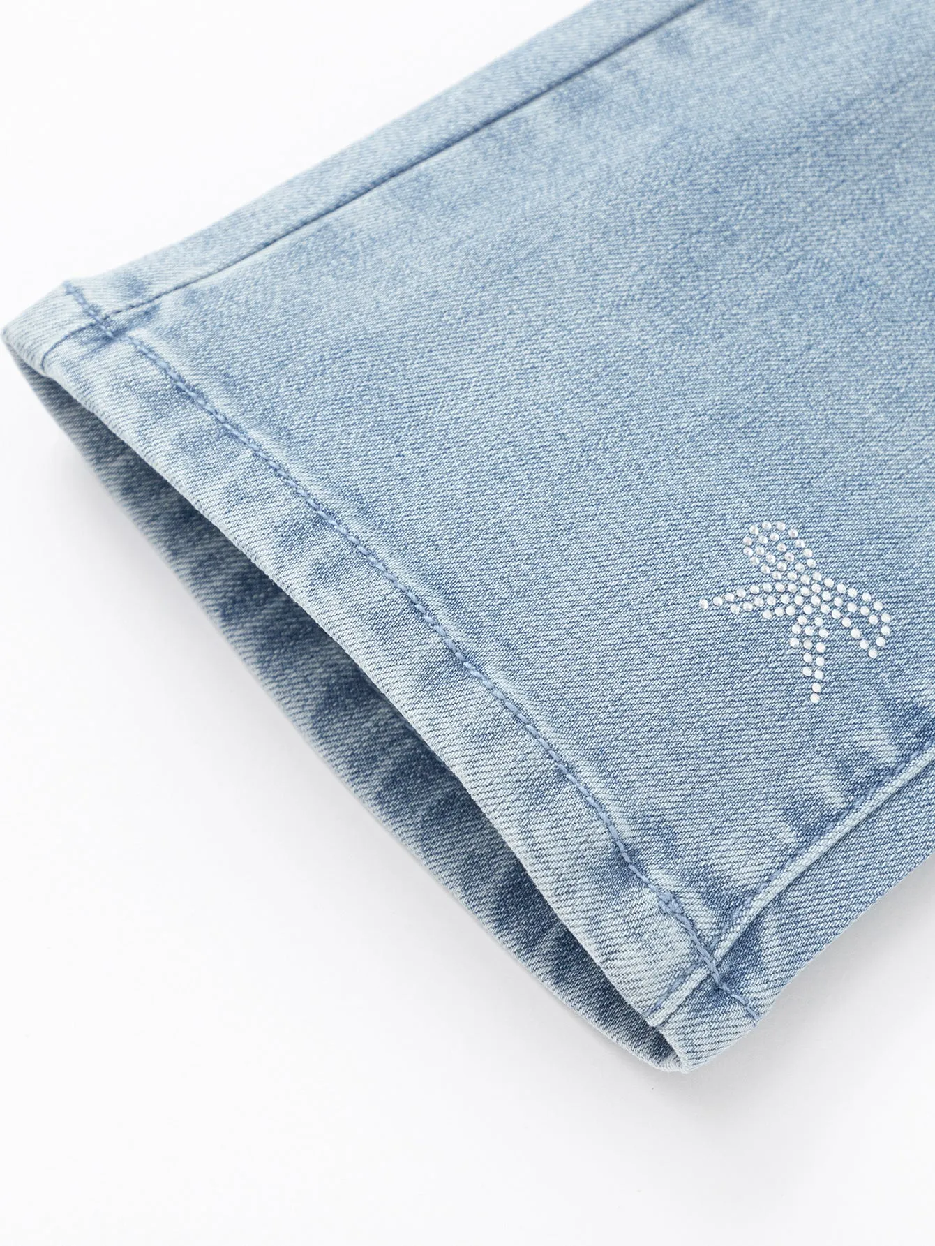 Trousers 2025 spring new Girl children's denim long pants