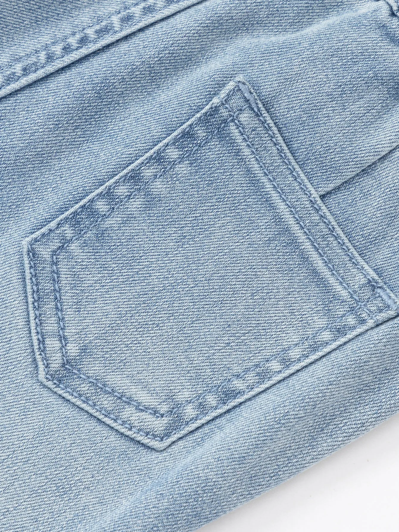 Trousers 2025 spring new Girl children's denim long pants