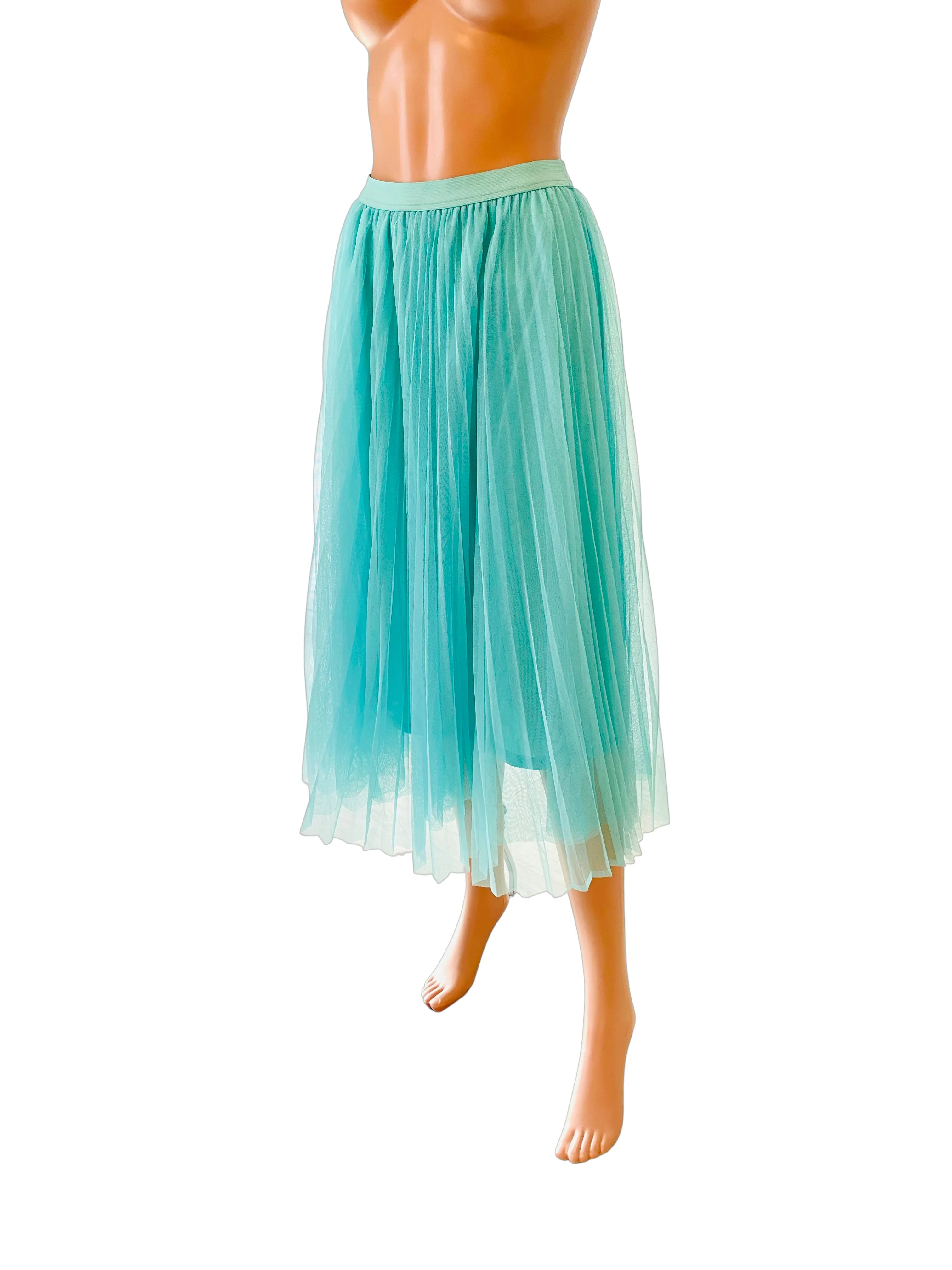 Turquoise Tulle Skirt Size 10