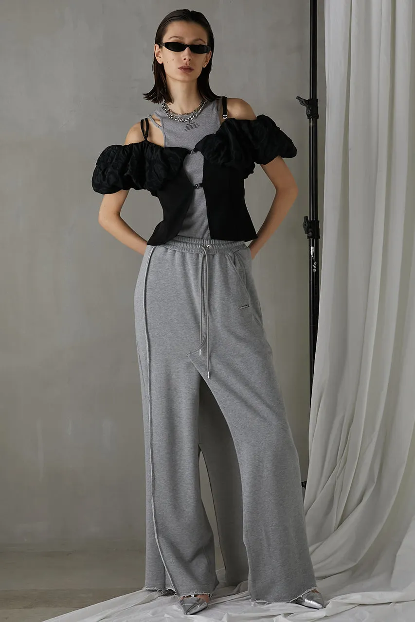 Twisted Layered Skirt Pants