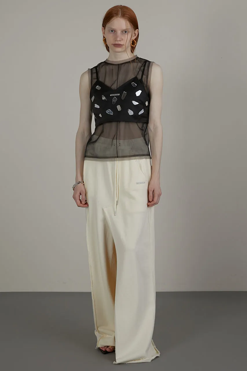 Twisted Layered Skirt Pants