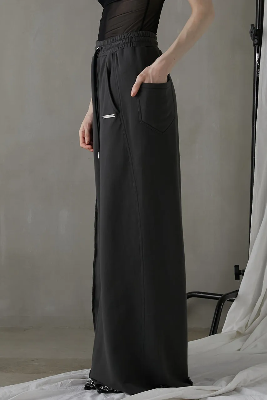 Twisted Layered Skirt Pants