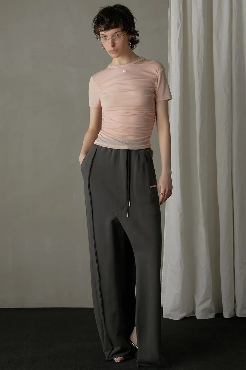 Twisted Layered Skirt Pants