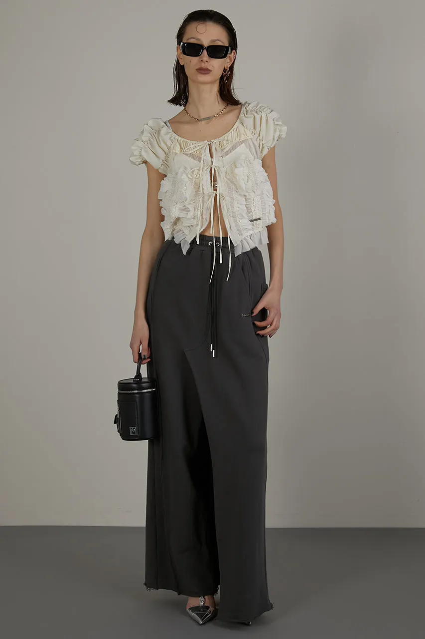 Twisted Layered Skirt Pants