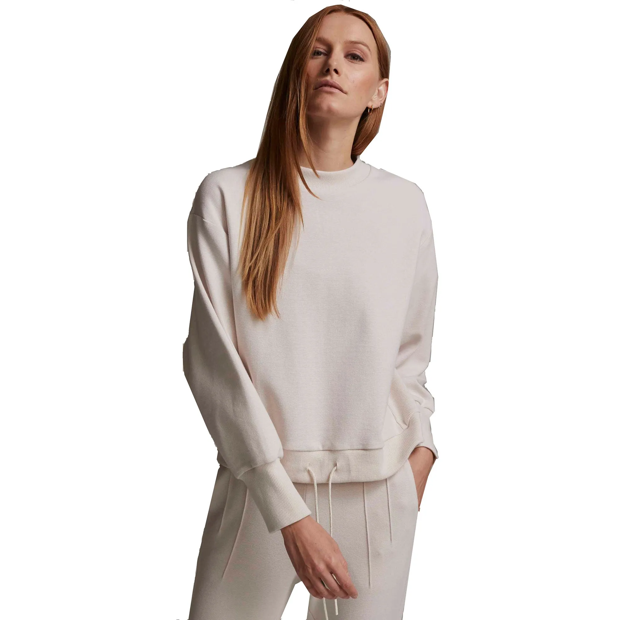 Varley Edith Rib Pique Womens Pullover
