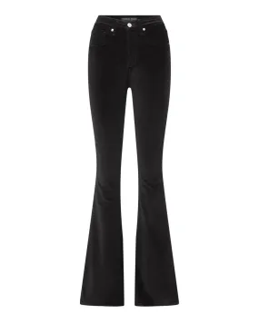 VERONICA BEARD BEVERLY VELVET SKINNY FLARE