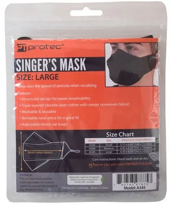 Vocalist/Singer's Mask, Size Small