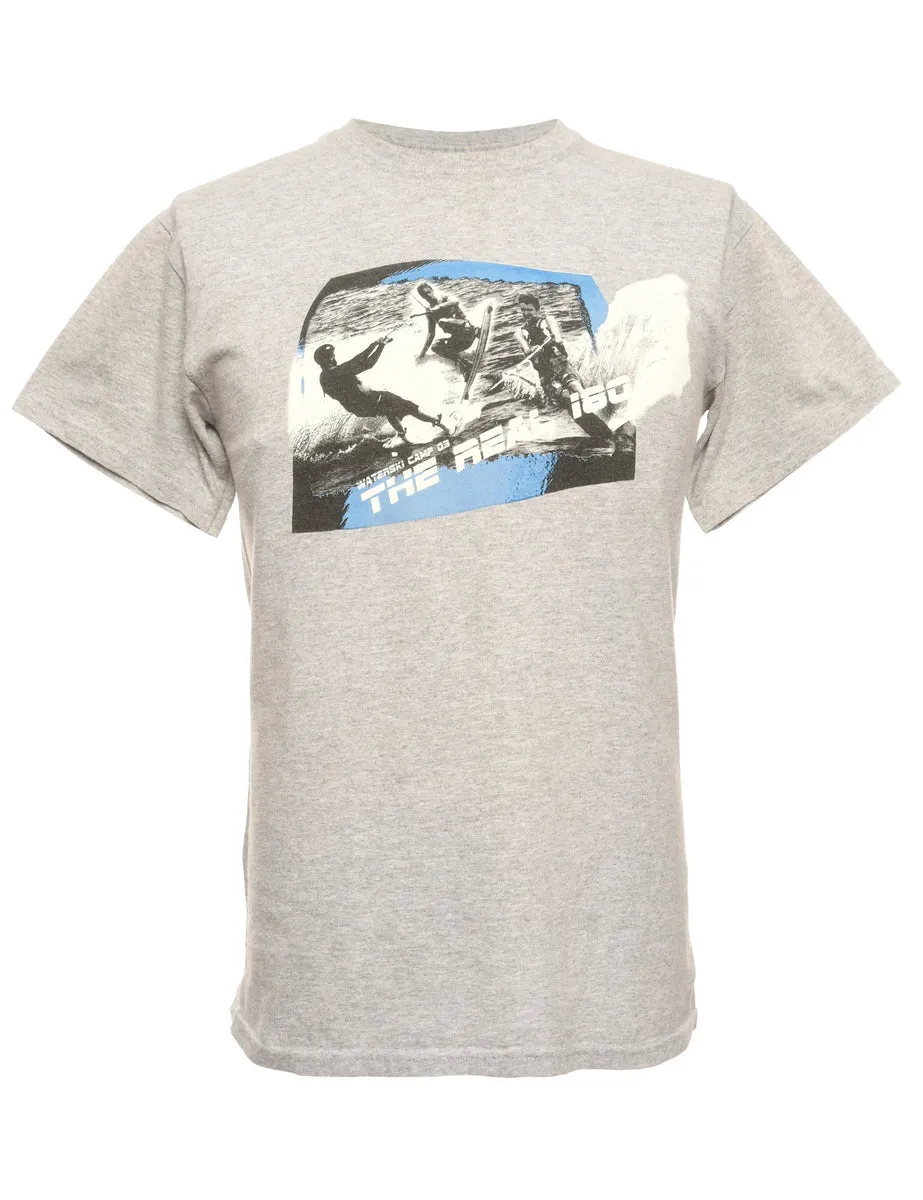 Waterski Printed T-shirt - L