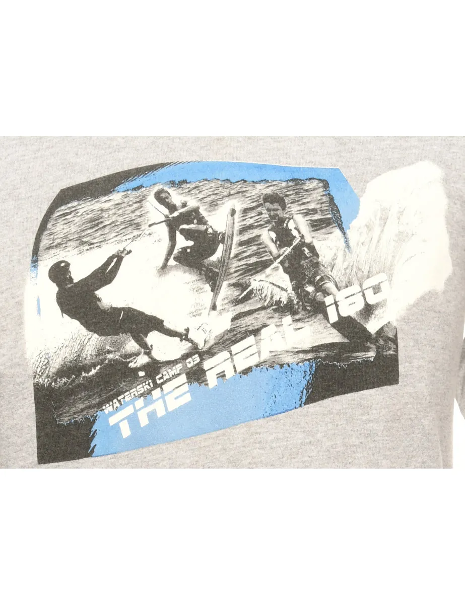 Waterski Printed T-shirt - L