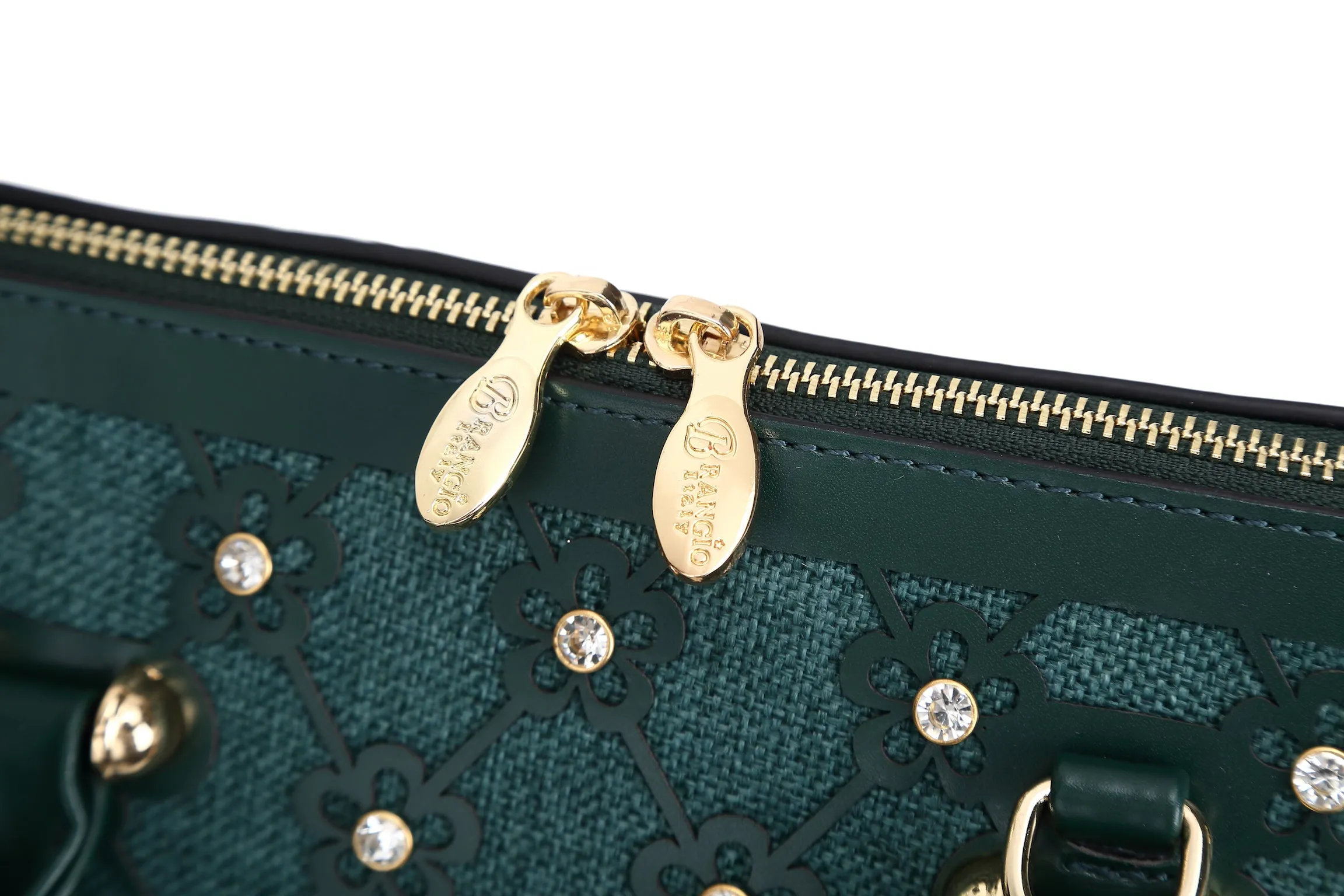 Wildflower Blossom Handmade Classy Canvas Medium Satchel